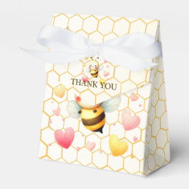 Kleurrijke Happy Little Honey Bee Baby shower Scha Bedankdoosjes