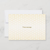 Kleurrijke Happy Little Honey Bee Baby shower Scha Bedankkaart (Achterkant)