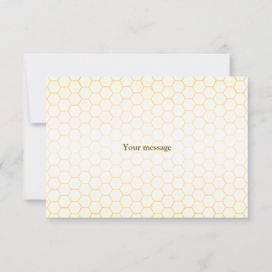 Kleurrijke Happy Little Honey Bee Baby shower Scha Bedankkaart (Achterkant)