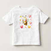Kleurrijke Happy Little Honey Bee Schattige Kinder Shirts (Voorkant)