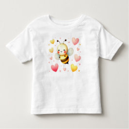 Kleurrijke Happy Little Honey Bee Schattige Kinder Shirts