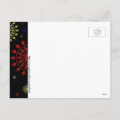 Kleurrijke Happy New Year Briefkaarten (Achterkant)