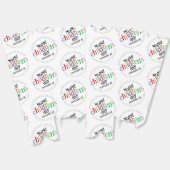 Kleurrijke Happy World Kinderdag Bedankdoosjes (Ongevouwen)