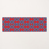 Kleurrijke Harmonie: Yoga Mat Kunstontwerp (Achterkant (horizontaal))