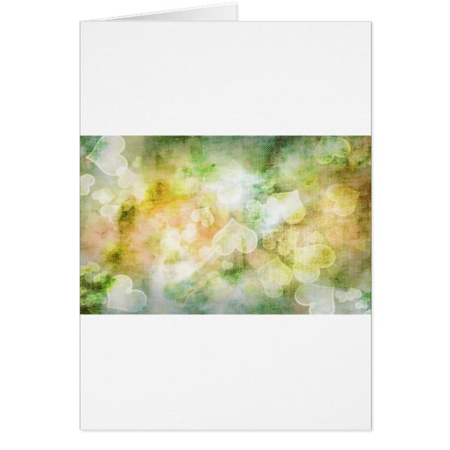 Kleurrijke hart achtergrond (Voorkant)