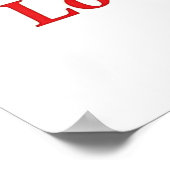 Kleurrijke Hart Liefde Kunst Illustratie Poster (Hoek)