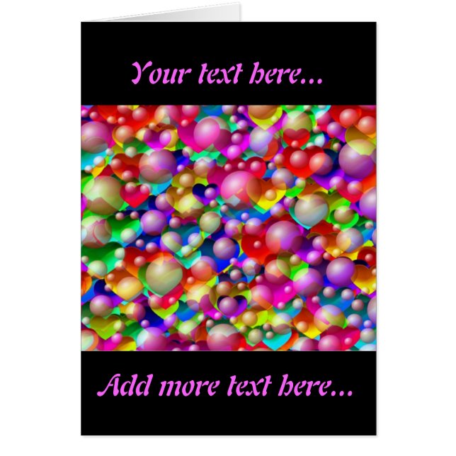 kleurrijke harten (Voorkant)