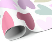 kleurrijke harten cadeaupapier (Rol Hoek)