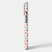 Kleurrijke Harten Custom Monogram 4-Foto's Case-Mate iPhone Case (Achterkant / Links)