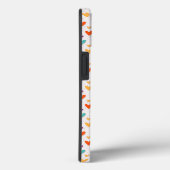 Kleurrijke Harten Custom Monogram 4-Foto's Case-Mate iPhone Case (Achterkant / Rechts)