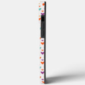 Kleurrijke Harten Custom Monogram 4-Foto's Case-Mate iPhone Case (Achterkant / Links)