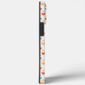 Kleurrijke Harten Custom Monogram 4-Foto's Case-Mate iPhone Case (Achterkant / Rechts)