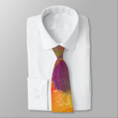 Kleurrijke harten en ballonnen Abstract ontwerp Stropdas (Gebonden)