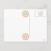 Kleurrijke harten - Fijne Valentijnsdag! Feestdagenkaart (Achterkant)