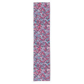 Kleurrijke harten - Graffiti-stijl Korte Tafelloper (Voorkant)