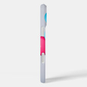 Kleurrijke harten in 3D Case-Mate iPhone Case (Achterkant / Rechts)