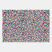 kleurrijke harten inpakpapier vel (Voorkant 2)