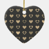 kleurrijke harten keramisch ornament (Achterkant)