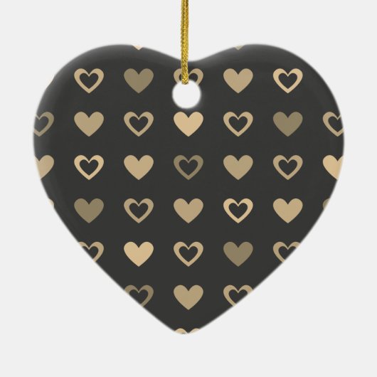 kleurrijke harten keramisch ornament (Achterkant)