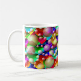 kleurrijke harten koffiemok