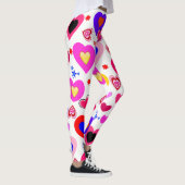 Kleurrijke Harten Leggings (Rechts)
