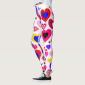 Kleurrijke Harten Leggings (Links)
