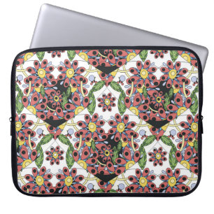 Kleurrijke harten, naadloos romantisch patroon. laptop sleeve
