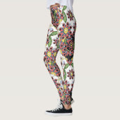 Kleurrijke harten, naadloos romantisch patroon. leggings (Links)