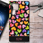 kleurrijke harten samsung galaxy hoesje<br><div class="desc">Introductie van deze gepersonaliseerde Samsung mobiele telefoon case versierd met een prachtige reeks kleurrijke harten,  het toevoegen van een vleugje levendigheid en vreugde aan uw dagelijks leven!</div>