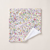Kleurrijke Harten Splatter Paint, Abstract Bad Handdoek (Wasdoekje)