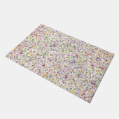 Kleurrijke Harten Splatter Paint, Abstract Deurmat (Schuin)
