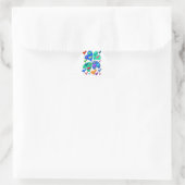 kleurrijke harten sticker (Tas)