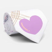 kleurrijke harten stropdas (Opgerold)