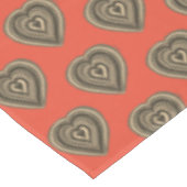 Kleurrijke harten tafelkleed (Gekanteld)