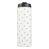 Kleurrijke harten thermosbeker (Voorkant)