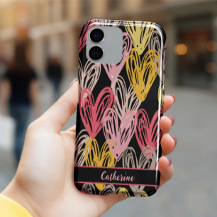 KLEURRIJKE HARTEN VALENTIJNSDAG PATROON Case-Mate iPhone CASE