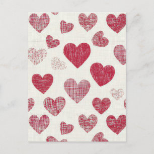 Kleurrijke Harten Valentijns's Groet Briefkaart