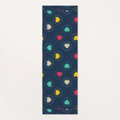 kleurrijke harten yogamat (Voorkant)