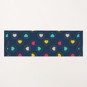 kleurrijke harten yogamat (Voorkant (horizontaal))