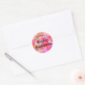 Kleurrijke Hartjes Sticker Voor Boeken (Envelop)