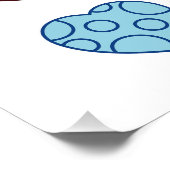 Kleurrijke hartvormen. perfect poster (Hoek)