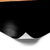 Kleurrijke hartvormige Roos- Perfect Poster (Hoek)