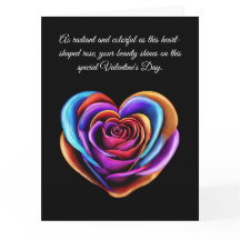 Kleurrijke hartvormige Roos- Valentijnsdag-