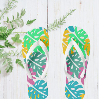 Kleurrijke Hawaïaanse printschoenen Teenslippers