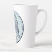 Kleurrijke Hawaii State Quarter Ontwerp Latte Mok (Rechts)