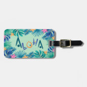 Kleurrijke Hawaiiaanse Aloha Groet Bagagelabel (Voorkant horizontaal)