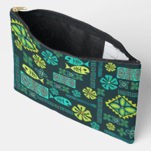 Kleurrijke Hawaiiaanse Iconen Travel Pouch