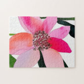 Kleurrijke hedendaagse bloem legpuzzel (Horizontaal)