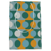 Kleurrijke hedendaagse geometrische medium cadeauzakje (Voorkant)