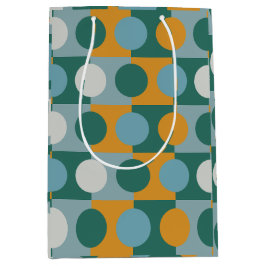 Kleurrijke hedendaagse geometrische medium cadeauzakje